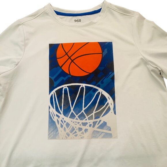 🔥 5/$30 DSG Sz XL Boys Active Graphic Tee  White - Picture 3 of 3